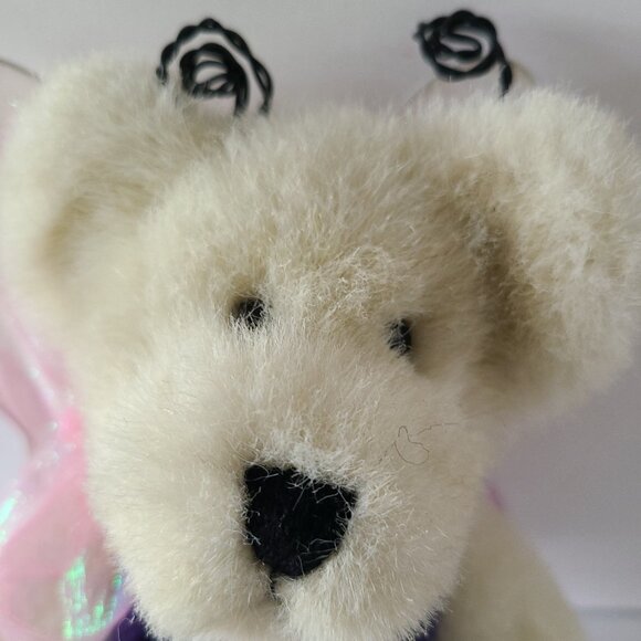 BOYDS BEAR FLORA B FLUTTERFLY PURPLE / WINGS/ ATENNA FROM 1988-2000 - Picture 5 of 15